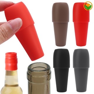 Nút chặn chai rượu vang có thể tái sử dụng để giữ rượu tươi / 1 / 4 Cái Chai niêm phong Nút chặn rượu vang silicon