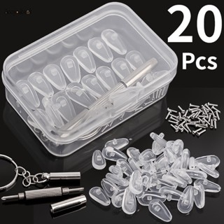 Kính Silicon Mũi Miếng Lót Bộ Túi Khí Mềm Không Khí Chống Trơn Trượt Đệm Khí Boles Có Ốc Vít Tua Vít Kính Mắt Dụng Cụ Sửa Chữa Phụ Kiện
