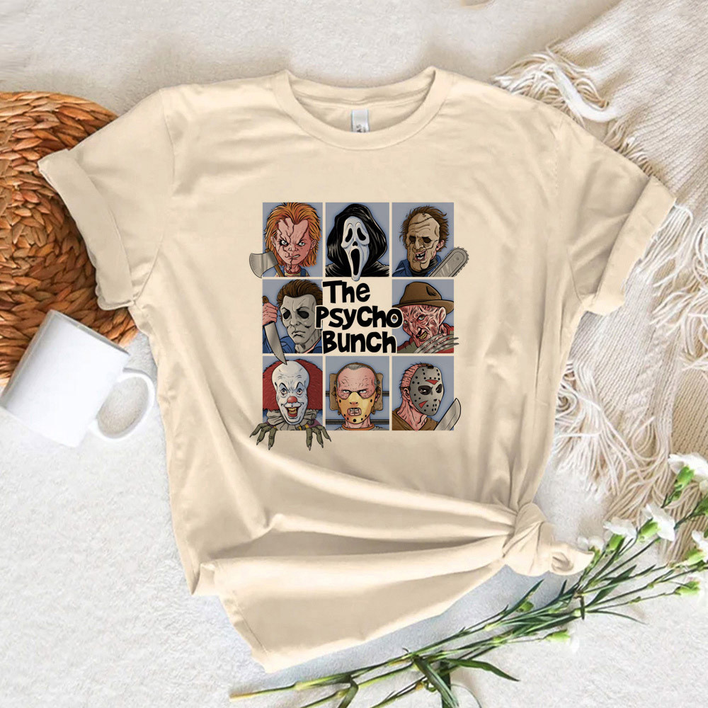 Stephen King Nhân Vật Kinh Dị Áo Thun Nữ Dạo Phố Grunge Pastel Nữ Áo Thun Nữ Grunge anime Punk Nữ Y2