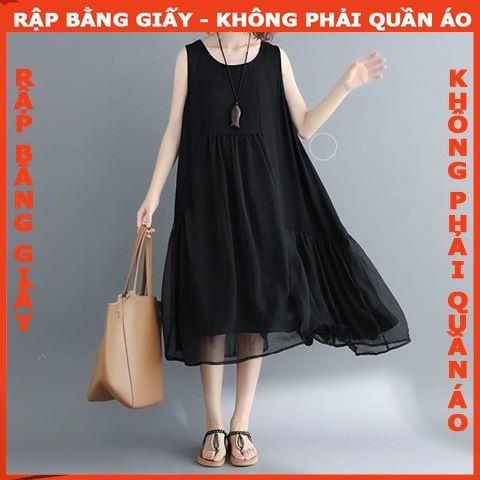 Rập giấy A0 mã BA27 - đầm bầu sát nách