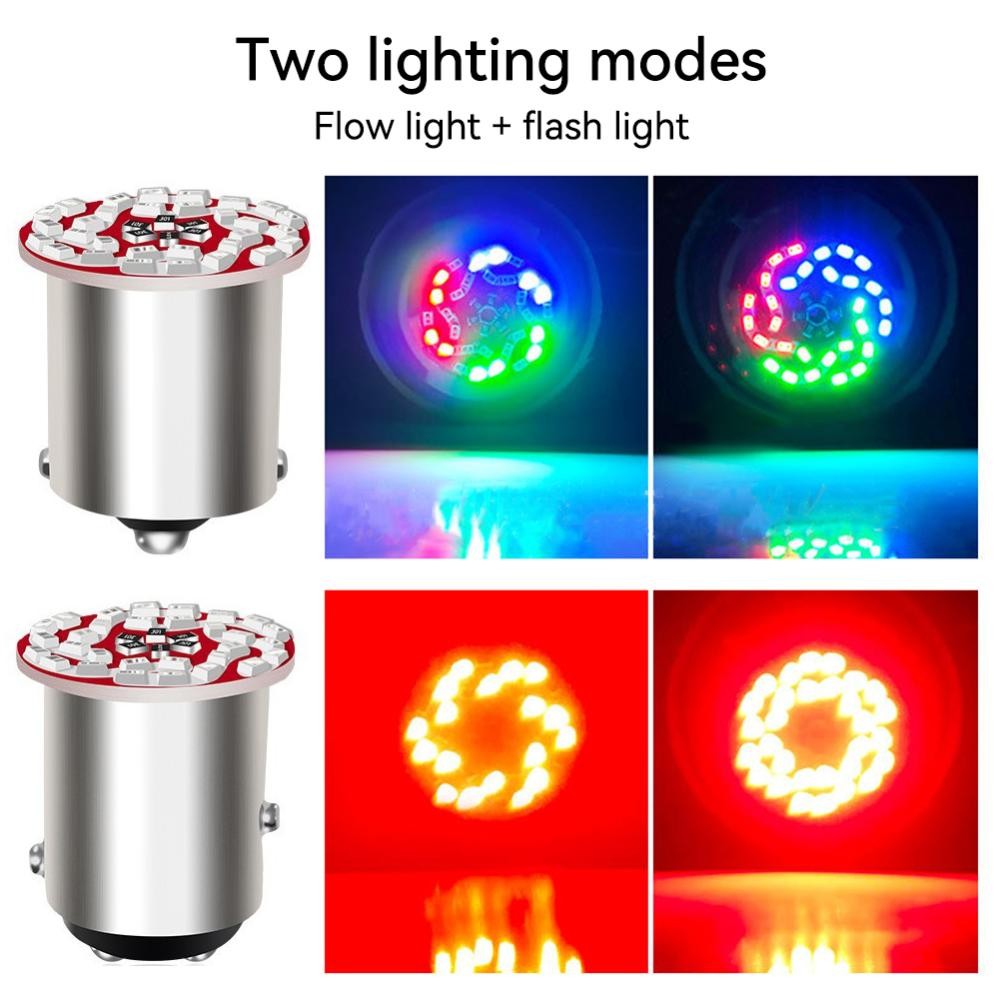 Mt 1Pc 1156 1157 30SMD LED Bóng Đèn Pha Xe Máy Đèn Nhấp Nháy Xe Máy Sáng BAY15D BA15S P21 / 5W P21W 