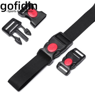 gofidin 2/4/6 khóa nhựa tiện dụng cho ba lô/thắt lưng/dây nịt 20/25mm tùy chọn