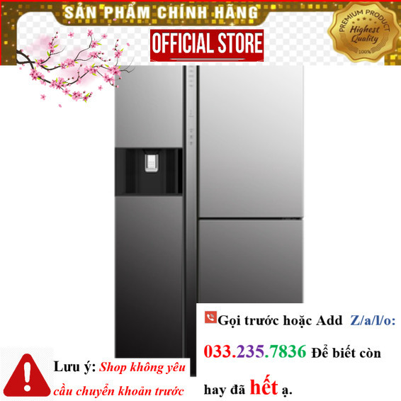  New Tủ lạnh Hitachi Inverter 569 lít R-MY800GVGV0(MIR)