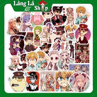 Miếng dán Sticker Anime Manga Jibaku Shounen Hanako-kun (Toilet-Bound) trọn bộ 100 hình - In rõ ràng sắc nét khó tróc