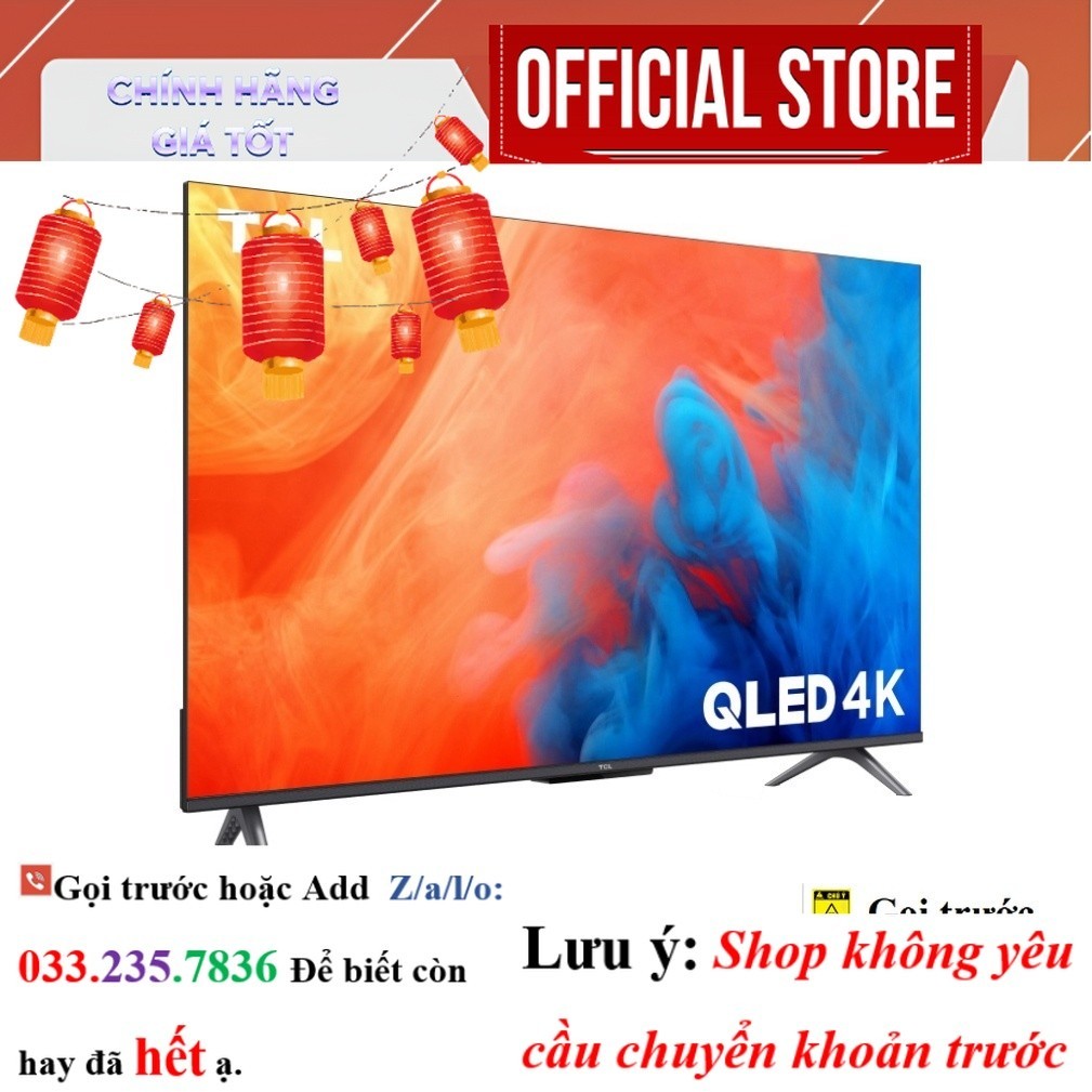 |New|  55Q646  Google Tivi QLED TCL 4K 55 inch 55Q646