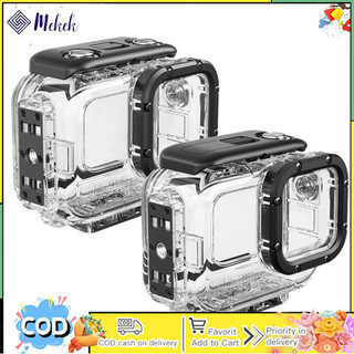 Mekek camera hành động chống thấm nước 60 mét / 196.8ft lặn nhà ở vỏ bảo vệ pc kính độ cứng cao