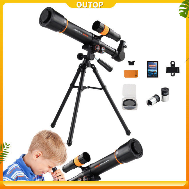 Kính thiên văn trẻ em OUTOP Khẩu độ 50mm Chiều dài tiêu cự Kính thiên văn chuyên nghiệp dành cho trẻ em Người mới bắt đầu thiên văn | BigBuy360 - bigbuy360.vn