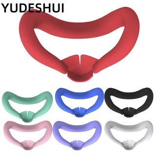 YUDESHUI Tấm che mặt silicon, Tấm che mắt có thể giặt được chống rò rỉ, Phụ kiện VR chống mồ hôi thay thế Vỏ bảo vệ cho Meta Quest 3