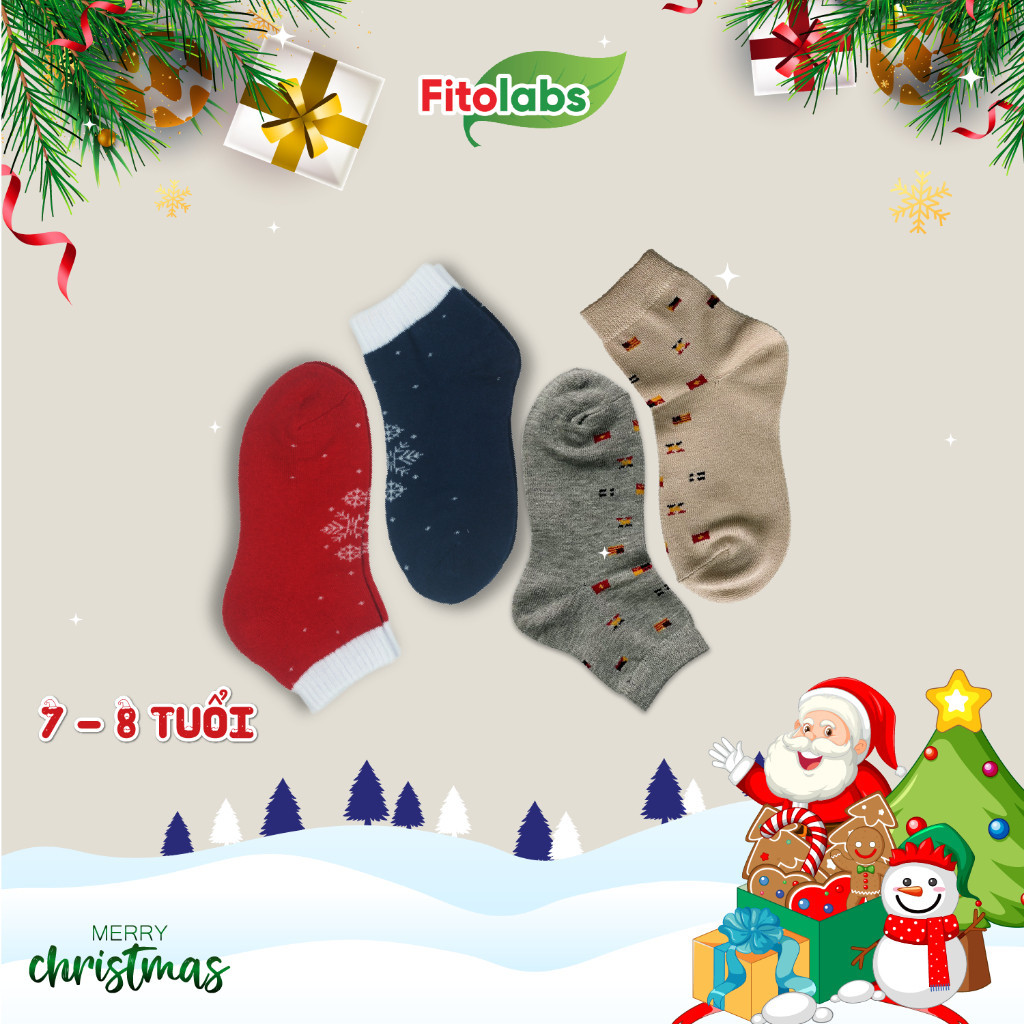 Tất Cotton Thoáng Khí Hoạ Tiết Màu Sắc Dễ Thương Cho Bé Từ 0 - 8 Tuổi