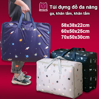 Túi Vải Đựng Chăn Màn, Túi Đựng Đồ, Quần Áo Cỡ Lớn 120L, Chống Nước, Có Quai Xách Chịu Tải Trọng Lớn - Túi Đựng Hành Lý