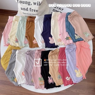 Set 4 quần legging lửng hàn quốc cho bé