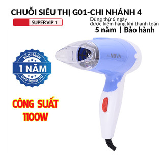Máy sấy tóc gấp gọn mini s998 tạo kiểu công suất 1100w chuẩn salon sấy khô siêu nhanh