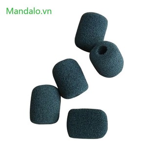 Met 5 chiếc tai nghe micro đen bọt xốp kính chắn gió mic cover