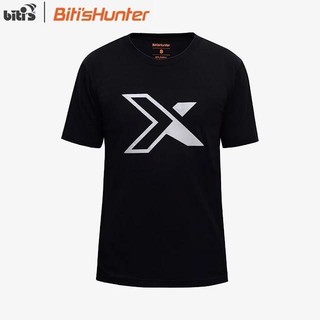Áo Thun Nam - Nữ Cao Cấp Logo Phản Quang Hunter (Đen)