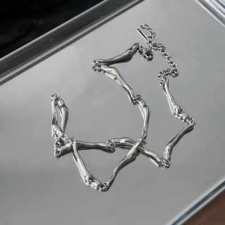Bất thường chuỗi lạnh gió dây chuyền cá nhân đẹp trai不规则链条冷淡风项链潮帅气个性