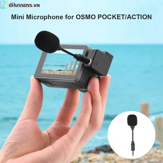 [Dilussoss.vn] Micrô Mini 3,5 mm di động PTZ cho OSMO POCKET / OSMO ACTION