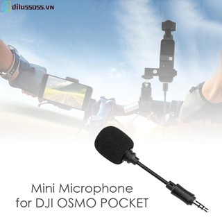[Dilussoss.vn] Micrô Mini 3,5 mm di động PTZ cho OSMO POCKET / OSMO ACTION