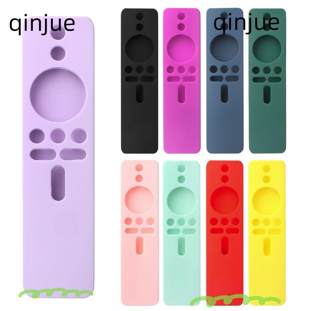 QINJUE Vỏ Bọc Điều Khiển Từ Xa Bằng Silicon Màu Trơn Cho Xiaomi Box S / 4X TV Stick Xiaomi Mi Box S / 4X