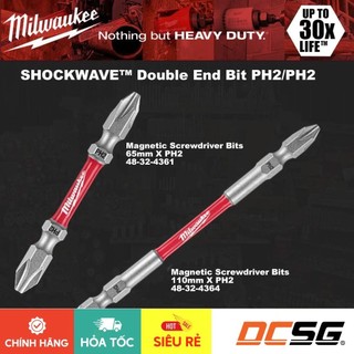 Mũi vít bake 2 đầu Ph2 Milwaukee |DCSG