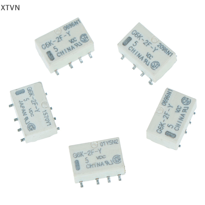 Xtvn 5 cái Rơle tín hiệu g6k-2f-y SMD 5V DC 8pin cho Rơle Omron nóng