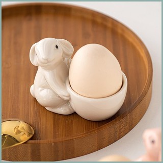 Hộp đựng trứng ăn sáng Cốc đựng trứng bằng gốm dùng cho bữa sáng Đồ dùng phục vụ nhà bếp Đồ trang trí lễ Phục sinh cho cuộc sống yunvn yunvn