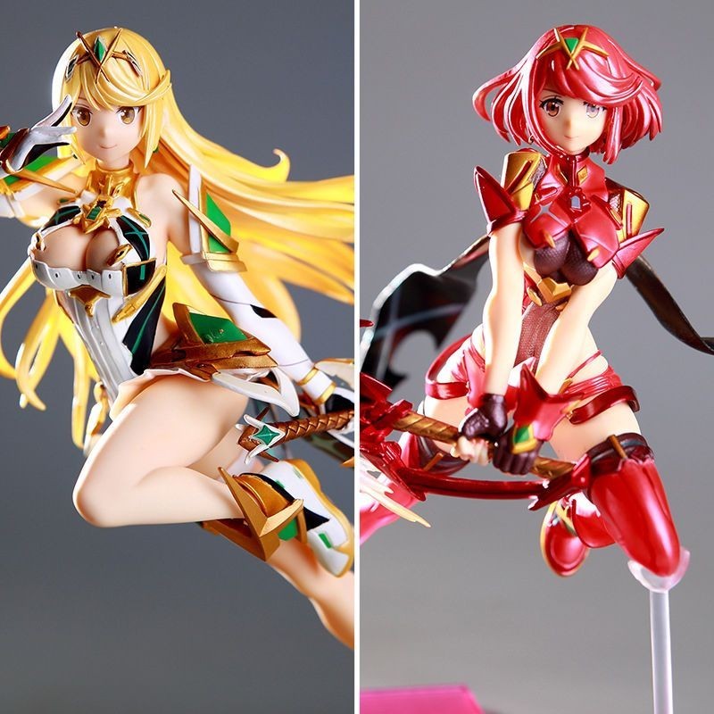 X Xenoblade Chronicles 2 Đèn Chén Thánh Thiên Đường / Dưới Ngọn Lửa Tím Hoang Dã 1 / 7 Hình Mô Hình 