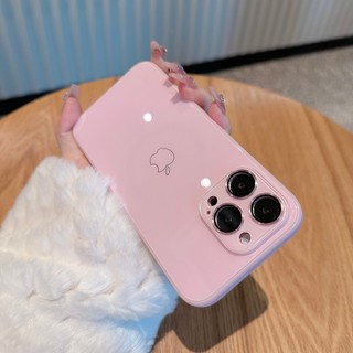 Ốp kính mờ AG siêu mỏng cho iPhone 15 Vỏ 14 13 12 11 14Plus 15Plus Kim loại bảo vệ ống kính máy ảnh silicon mềm viền