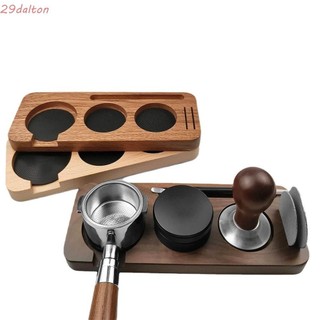 Trạm tamping cà phê dalton, giá đỡ trạm tamping bằng gỗ có thể tái sử dụng, đế chống trơn trượt 3 khe cắm bền đẹp phụ kiện cà phê khay bảo quản thanh