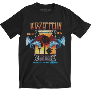 Áo thun Zeppelin LED Band Áo thun hàng hóa Inglewood