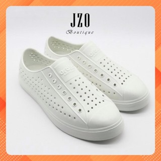 [Chính hãng] Giày nhựa lỗ nam nữ đi mưa đi biển Urban D2001 siêu nhẹ, chống nước, giá tốt - Màu Trắng trơn