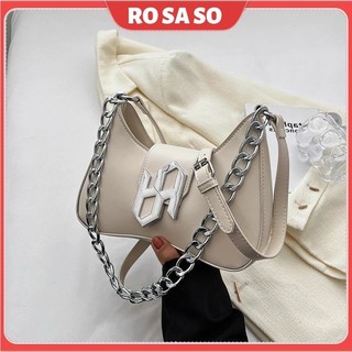 Túi xách nữ đeo chéo kẹp nách đeo vai đeo chéo rộng đi chơi đi làm công sở mẫu mới 2023 ROSASO TX39