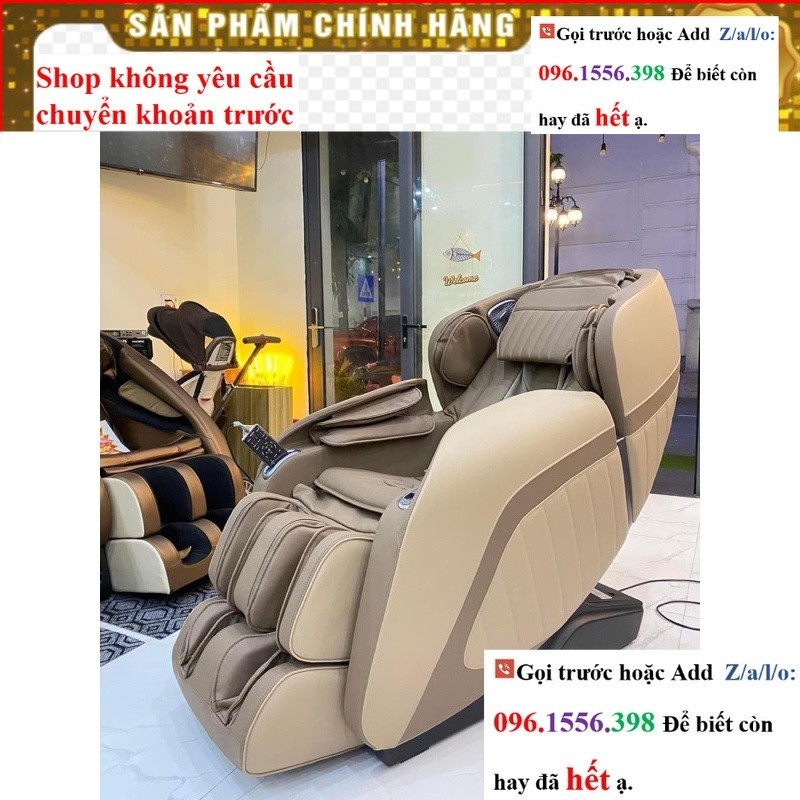 SALE Ghế massage toàn thân OKINAWA OS900 công nghệ 4D MAX