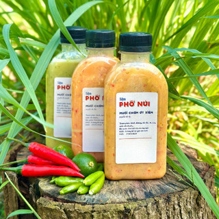 Combo 3 vị [muối chấm ớt xiêm tứ vị + muối chấm ớt xiêm xanh + muối chấm ớt xiêm đỏ] - tiệm phố núi