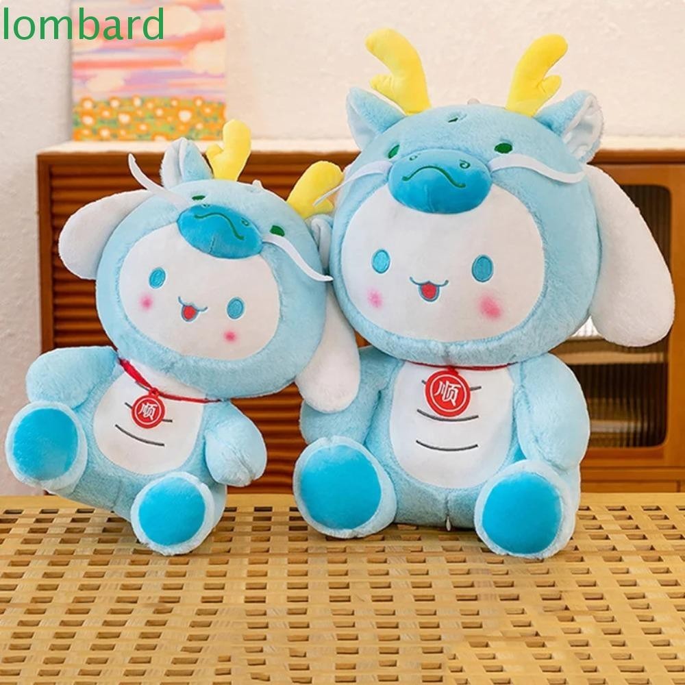 Lombard Rồng Trung Quốc Nhồi Bông Cinnamoroll, 28 / 45cm Sang Trọng Rồng Plushie Cinnamoroll Đồ Chơi, Búp Bê Mềm Dễ Thương Anime Đồ Chơi Màu Xanh Cinnamoroll Búp Bê Sang Trọng Năm Rồng Búp Bê Ngủ