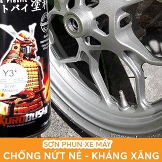 SƠN SAMURAI SƠN XỊT MÀU BẠC ÁNH KIM Y3