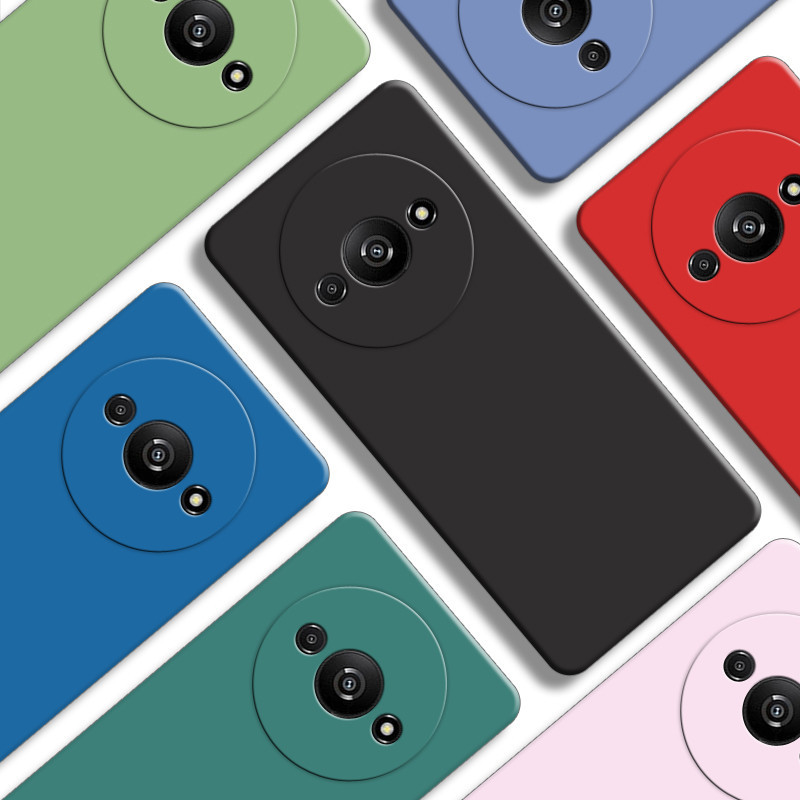 Dành Cho Xiaomi Redmi A3 Dành Cho Redmi A3 4G Cover 6,71 Inch Cao Su Silicon Lỏng Chính Hãng Chống S