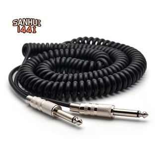 Đàn guitar lò xo cáp 6.35 / 6.5 đàn guitar bass cáp âm thanh lá chắn dây 5m để kết nối âm thanh của đàn guitar điện