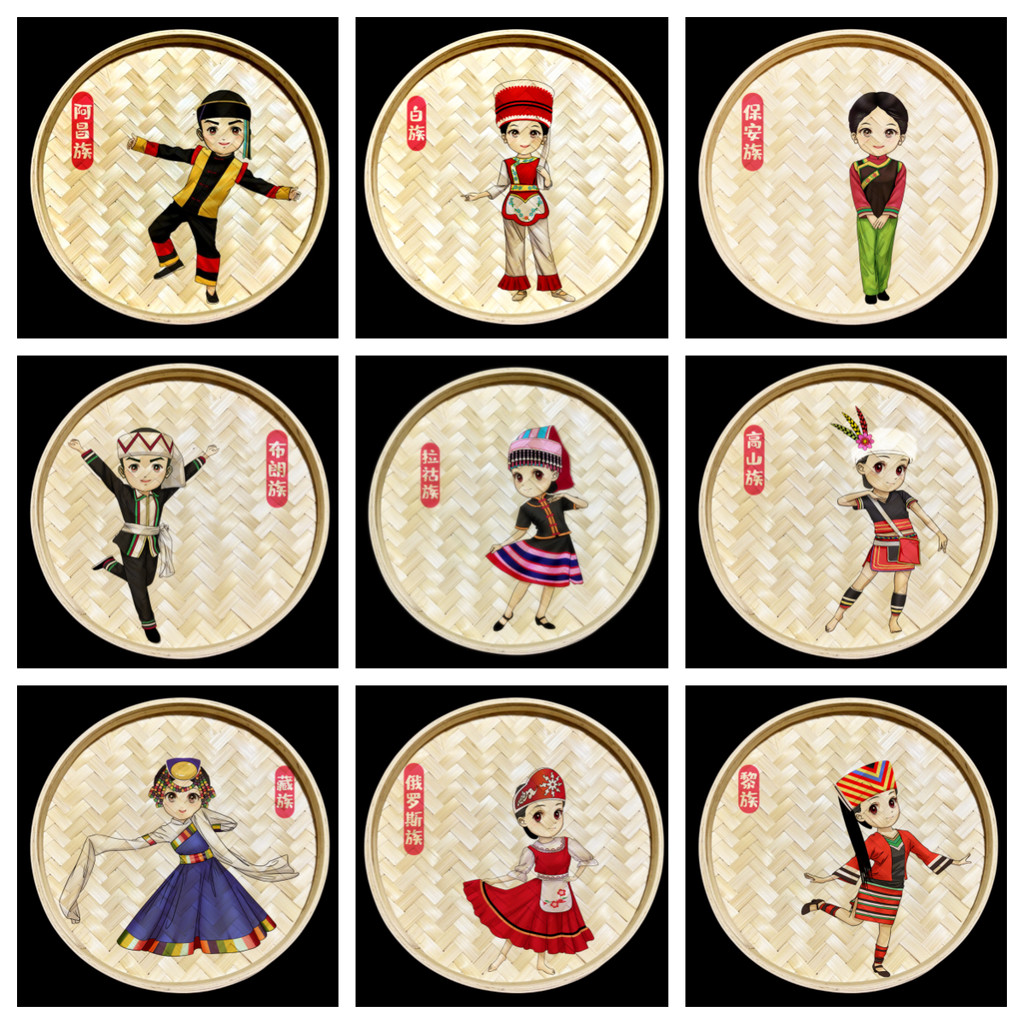 Guangxi zhuang 3 tháng 3 lễ hội văn hóa tre Dân Tộc Thiểu Số Quét Bụi bức tranh làm việc trong tiến 