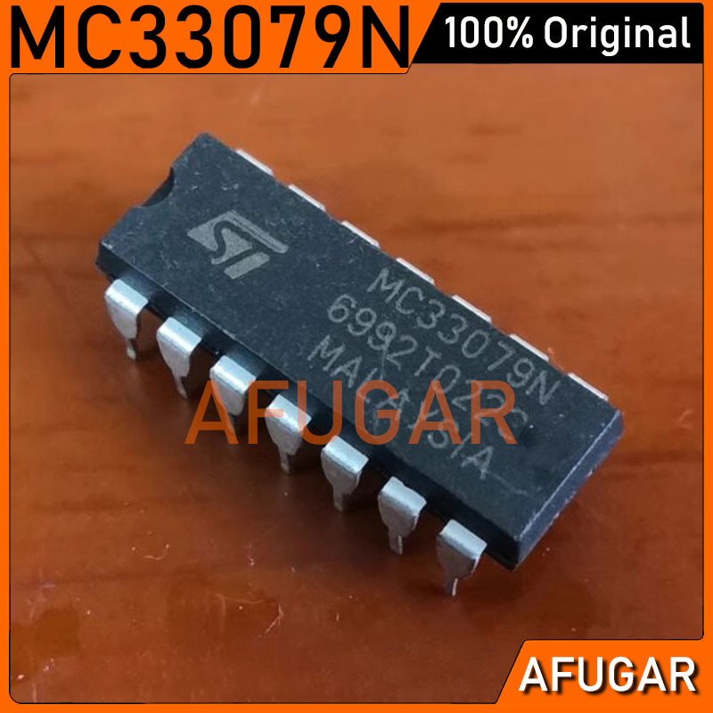 3 CÁI MC33079N MC33079P Bộ khuếch đại hoạt động quad tiếng ồn thấp DIP-14