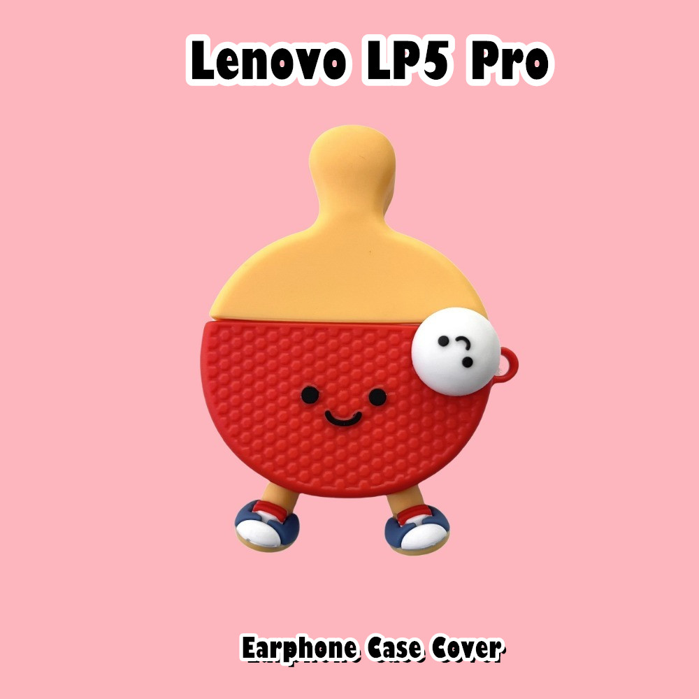 [Xu hướng phía trước] Dành cho Ốp lưng Lenovo LP5 Pro Vỏ silicon mềm Vỏ tai nghe hoạt hình dễ thương