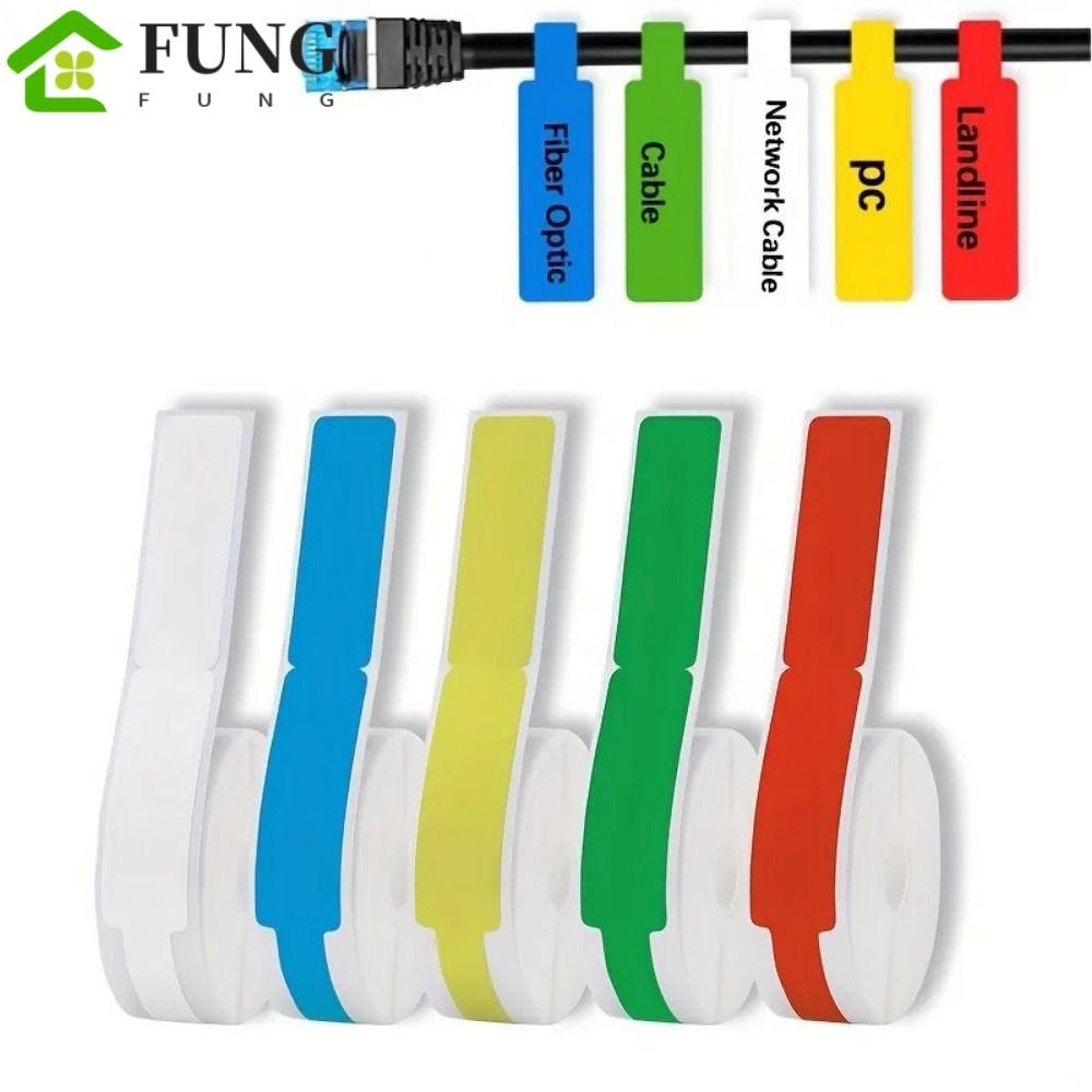 Fung Nhãn cáp máy in nhiệt D110/D101/D11, giấy nhiệt chống dầu, miếng dán dây, thẻ nhận dạng, dùng c