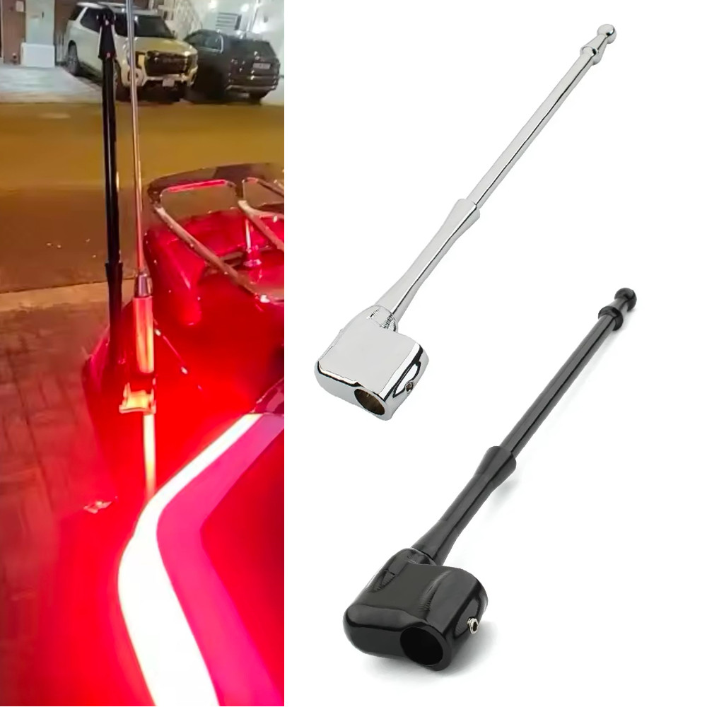 Cờ Xe Máy Cực Phía Sau Cốp Chân Đế Cột Cờ CHO XE HONDA GL1800 1988-2000 GL 1500 1800 2001-2017
