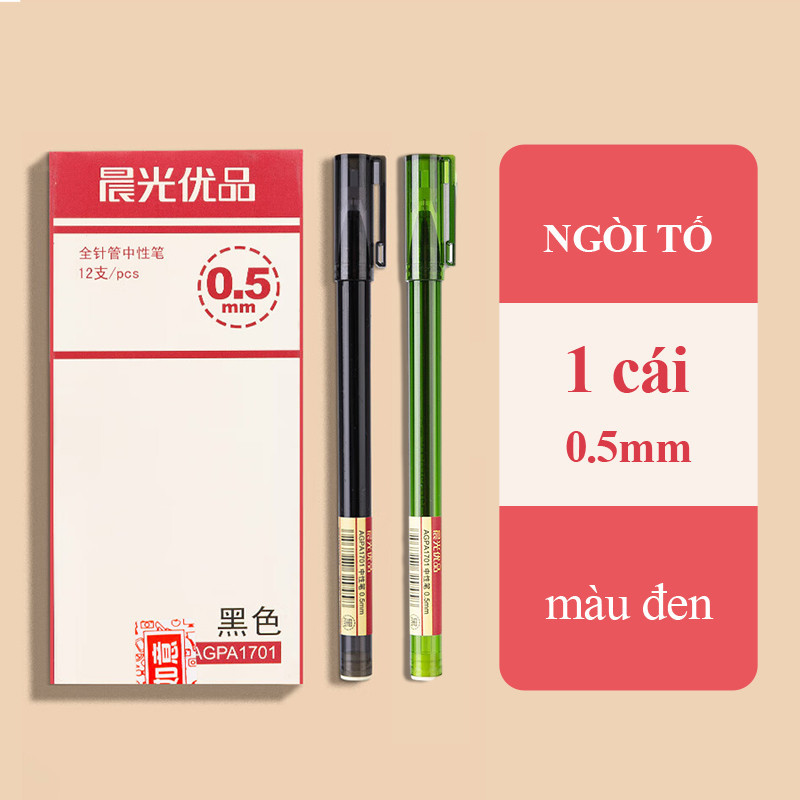 M&G bút gel Bút Mực gel Đen Ngòi 0,5mm  Bnib 1 Cái