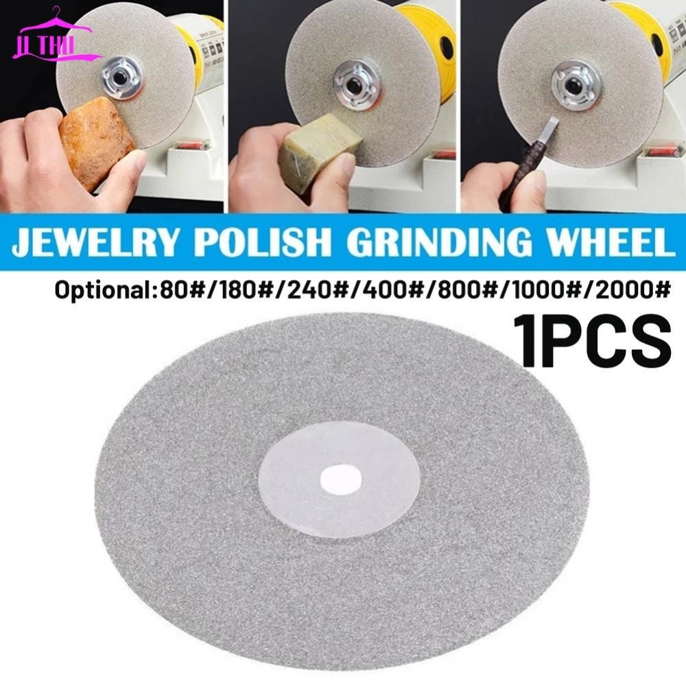 【UTHU】Versatile Diamond Coated Flat Lap Wheel 100mm 4 Lapidary Grinding Disc