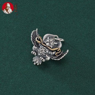 Mặt dây chuyền bạc s925 hình chim dapeng độc đáo