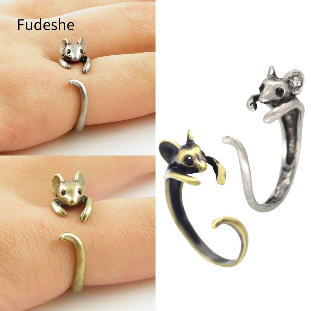 Fudeshe Đeo Họa Tiết Hình Con Chuột Theo Phong Cách Vintage