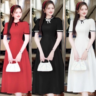 Thời Trang Bigsize HCM- Váy Đầm Bigsize Nỉ Tăm Hot Hit Thiết Kế Dự Tiệc Nữ Cao Cấp Xinh Đẹp Sang Trọng Dễ Thương 40-95kg