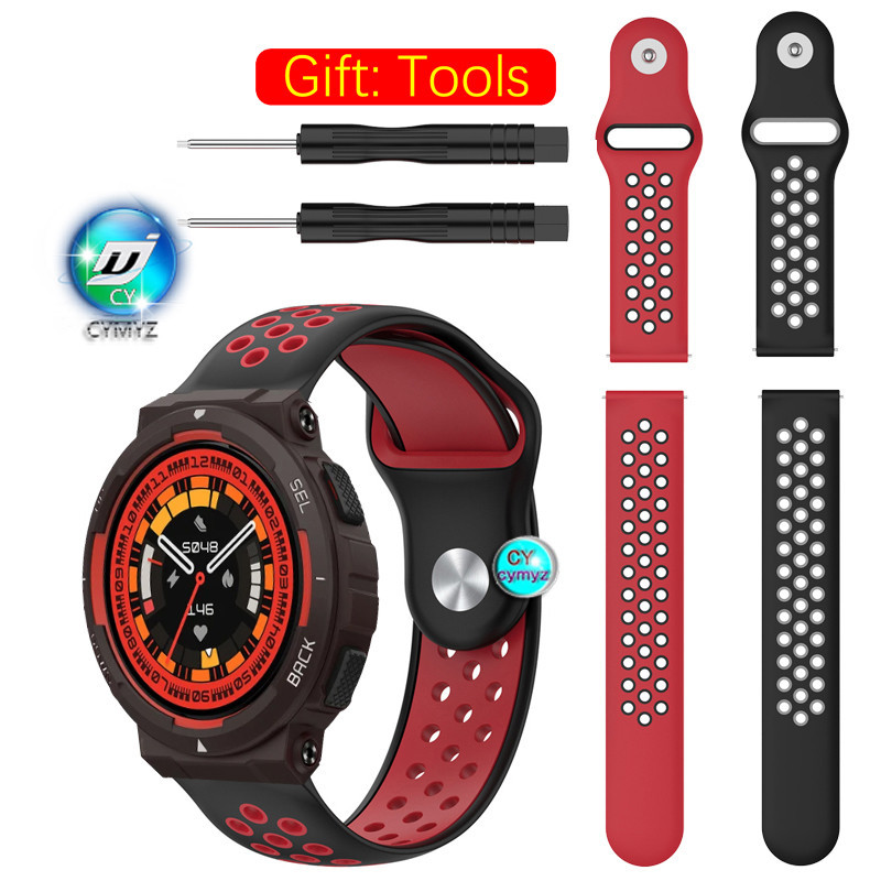 Amazfit Active Edge Dây đeo đồng hồ dây đeo silicon huami Amazfit Active Edge Dây đeo cổ tay thể tha