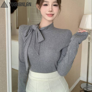 YUSHANLAN áo phông áo thun nữ croptop baby tee Stylish Thể thao Cute Korean WMY2410BFS 5Z240130