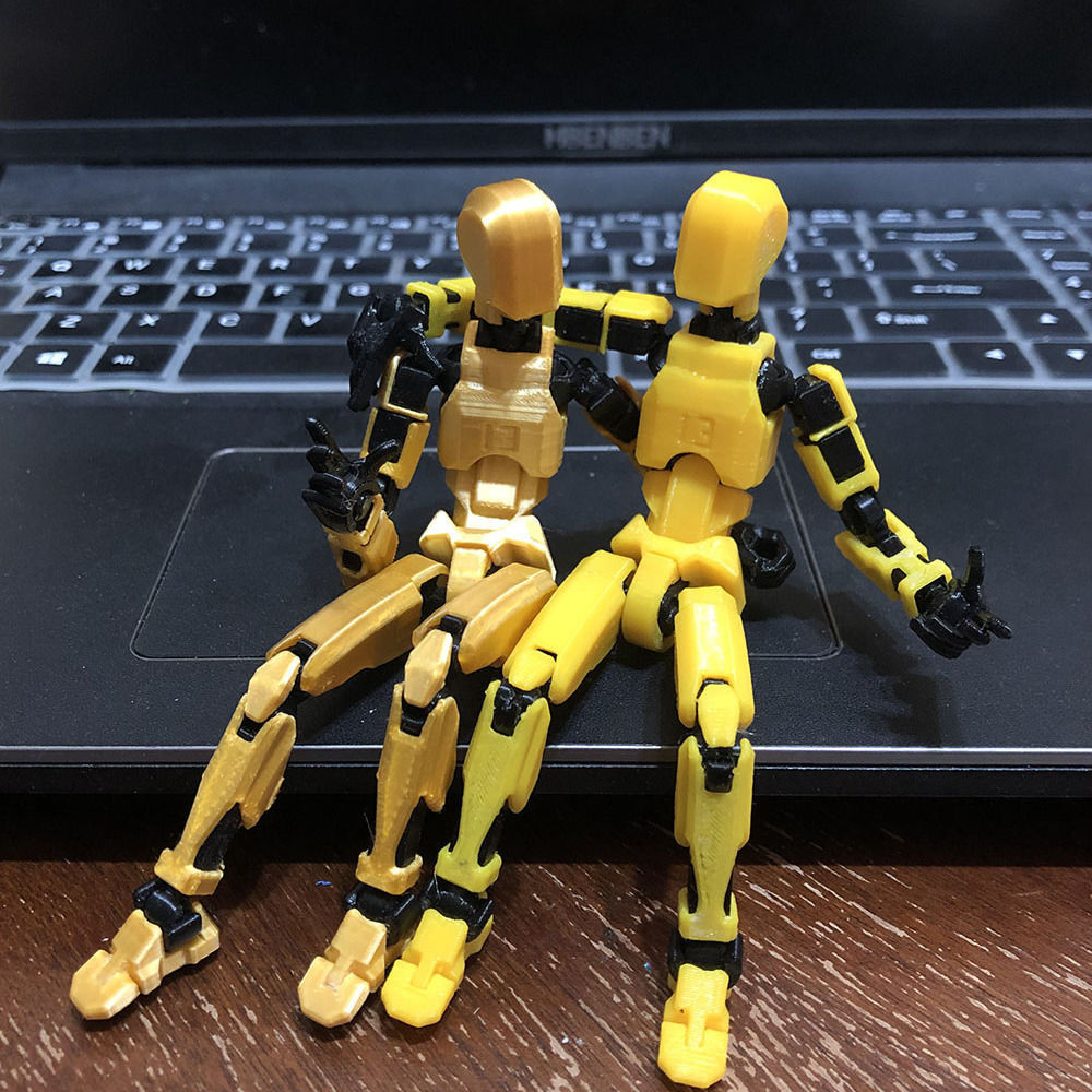 In 3d Thế hệ thứ ba giả13 Nhân vật hành động đa năng lucky13 Người ảnh hưởng Robot may mắn Giải nén 